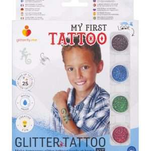 My first tattoo - Glitter tattoo kit