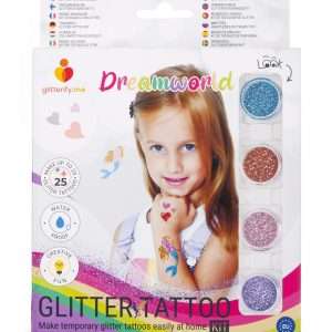 Dreamworld - Glitter tattoo kit