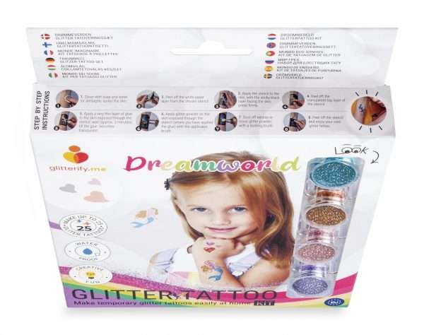Dreamworld - Glitter tattoo kit - Image 4