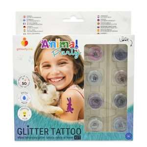 Animal party – Glitter tattoo kit