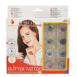 Party queen – Glitter tattoo kit