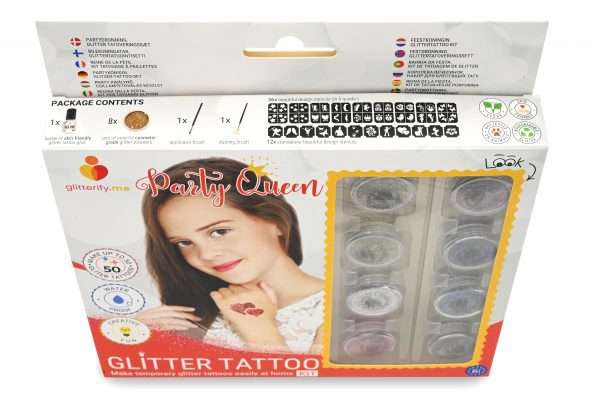 Party queen – Glitter tattoo kit - Image 4
