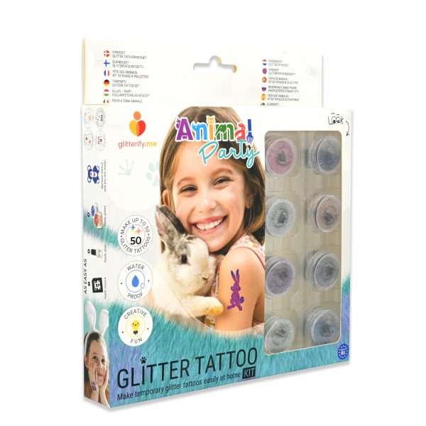 Animal party – Glitter tattoo kit - Image 3